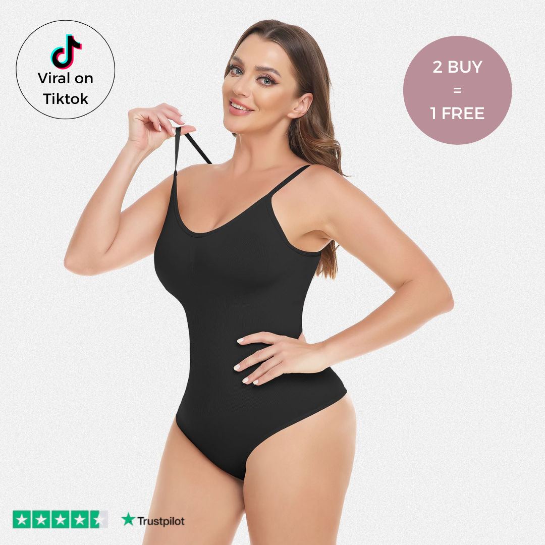 Pretty&Shape – Sculpting Shapewear Bodysuit with Thong Cut